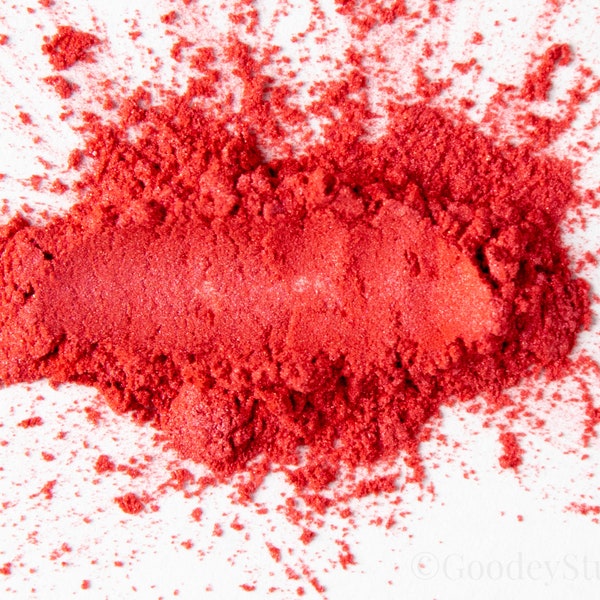 Close Out Sale! Coral Mica Pigment Powder for Polymer Clay, Resin Crafts, Candle Making, Soap Making, Other Craft Projects