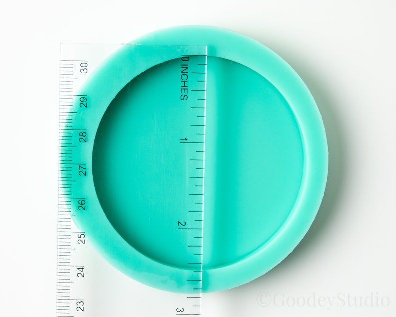 6mm Casting Mold Plain Circle Shape Mold Handmade Mold, Silicone Mold for Resin