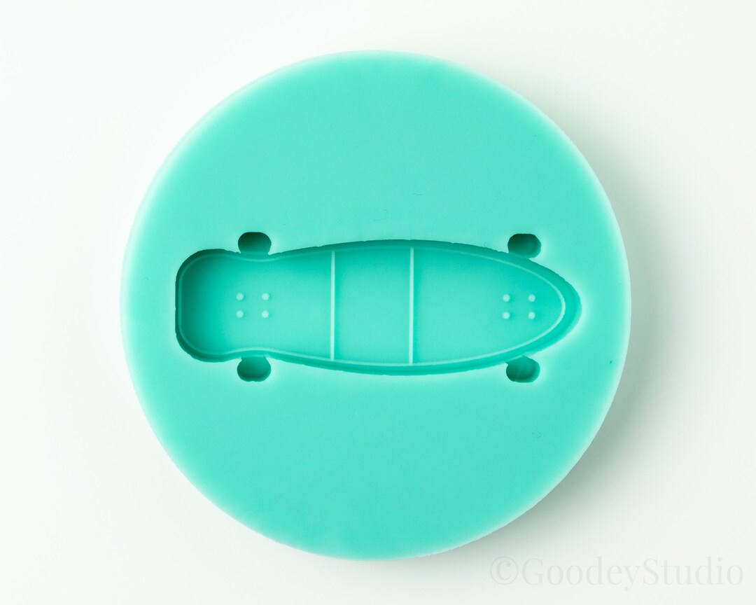 Retro Skateboard Mold, Silicone Mold for Resin, 6mm Casting Mold, Handmade Mold Etsy