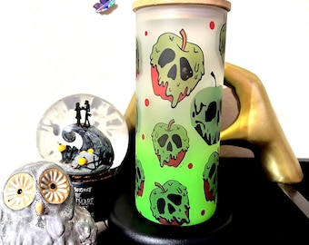 Glazen beker Poison Apple, gesublimeerd ontwerp (20 oz)