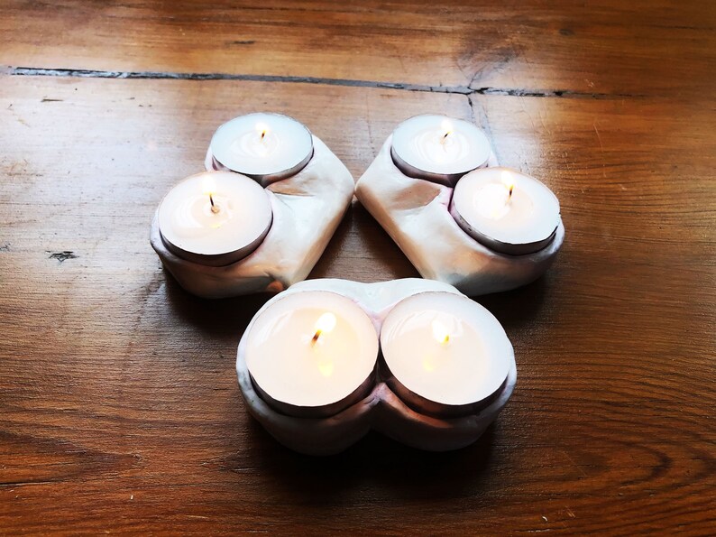 Handmade Boobs Tea Light Candle Holder