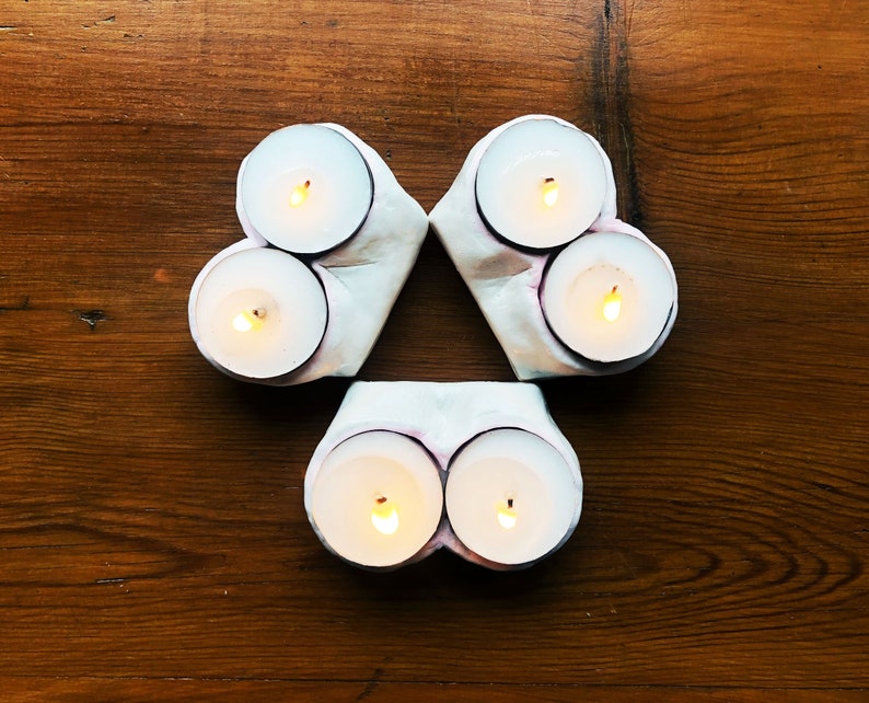 Handmade Boobs Tea Light Candle Holder