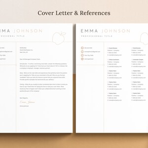 Lärar-CV-mall Word, Pages, Google Dokument, Kreativt lärar-CV, CV Lärarproffs, Undervisnings-CV, Utbildnings-CV bild 5