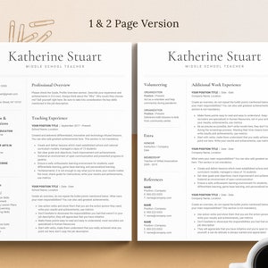 one page resume and two page resume
