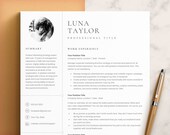 CV Template with Photo, CV Template Minimal, CV Template 1 Page, Resume Template for Page, Cv Template Word, Cv Template Google Docs
