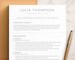 Minimalist Resume Template, Professional Modern Resume Template Word, Mac Pages, Google Docs, CV Template, Clean Simple Resume Template 