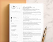 Executive Resume Template Word & Pages, CV Google Docs | CV Template Professional Resume Template Modern, CV Template Minimal, CoResume