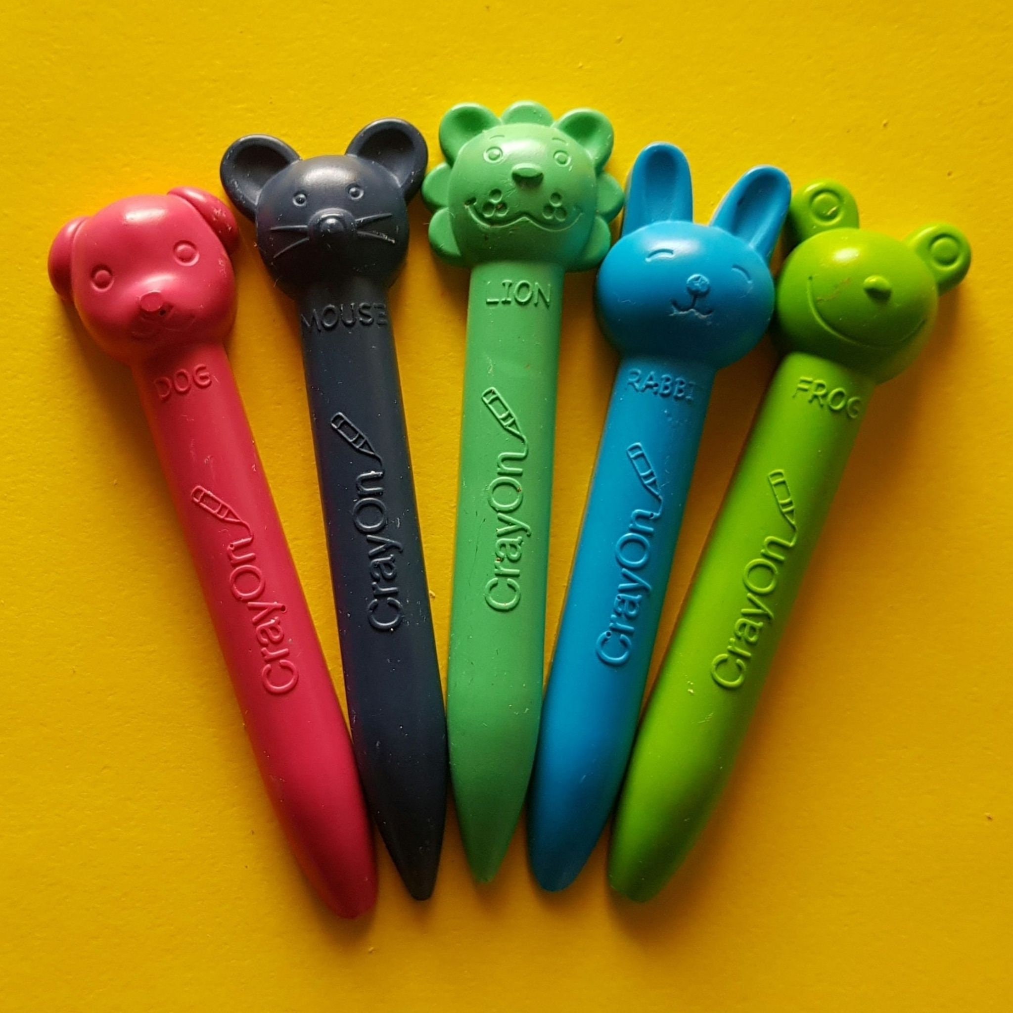 Animal Crayons Montessori Toys Gift Ideas for Kids Adult Etsy