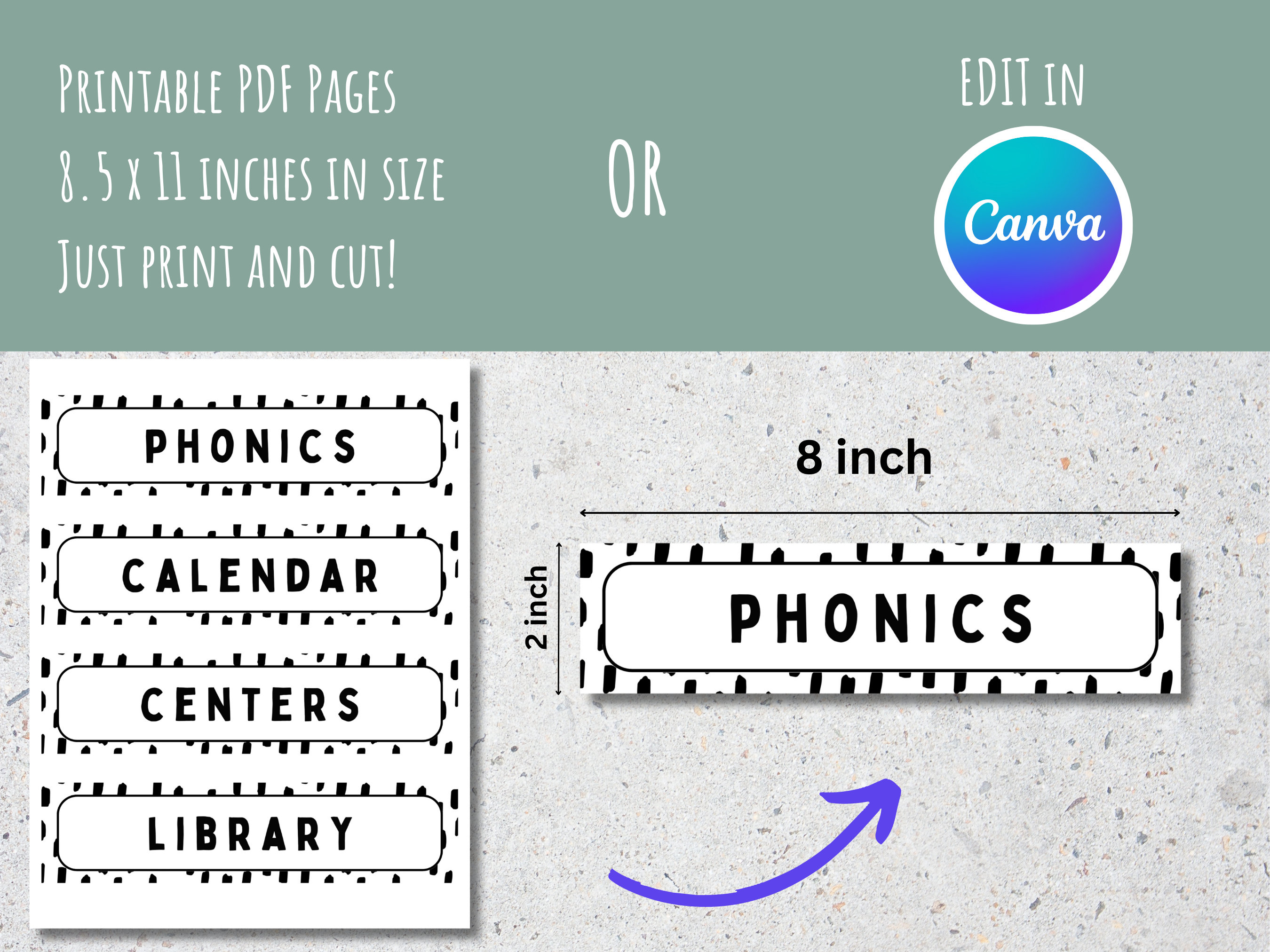 Printable Schedule Cards, School and Classroom Decor, Visual Daily ...