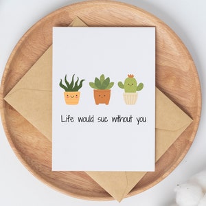 A vida para impressão seria um sucesso sem você Cartão, Cartão para amigo, Cartão para presente, Cartão de feliz aniversário, Cartão pensando em você, Cartão de dia dos namorados