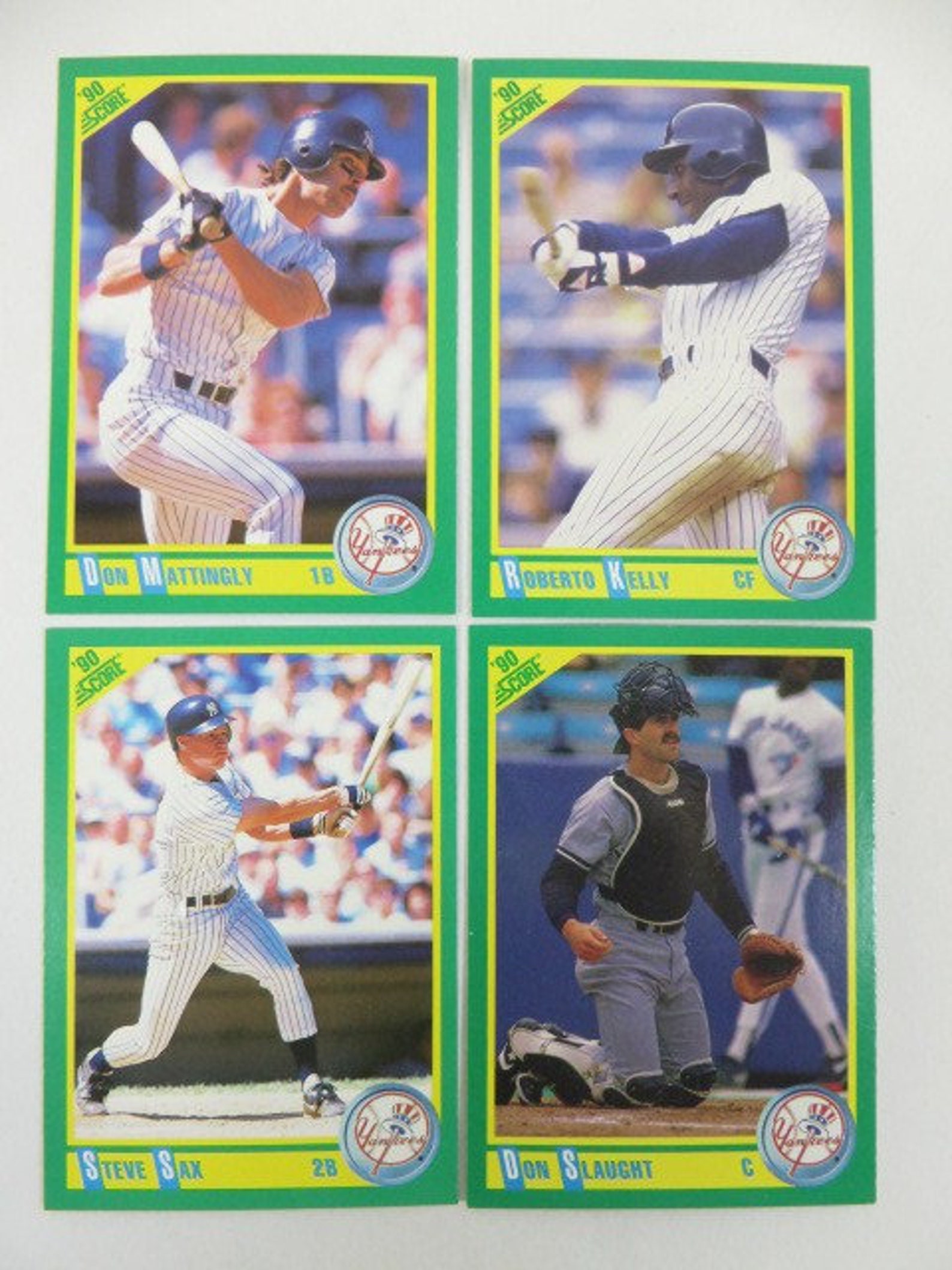 1990 Score Collector Baseball Card Set Don Mattingly Barry Etsy