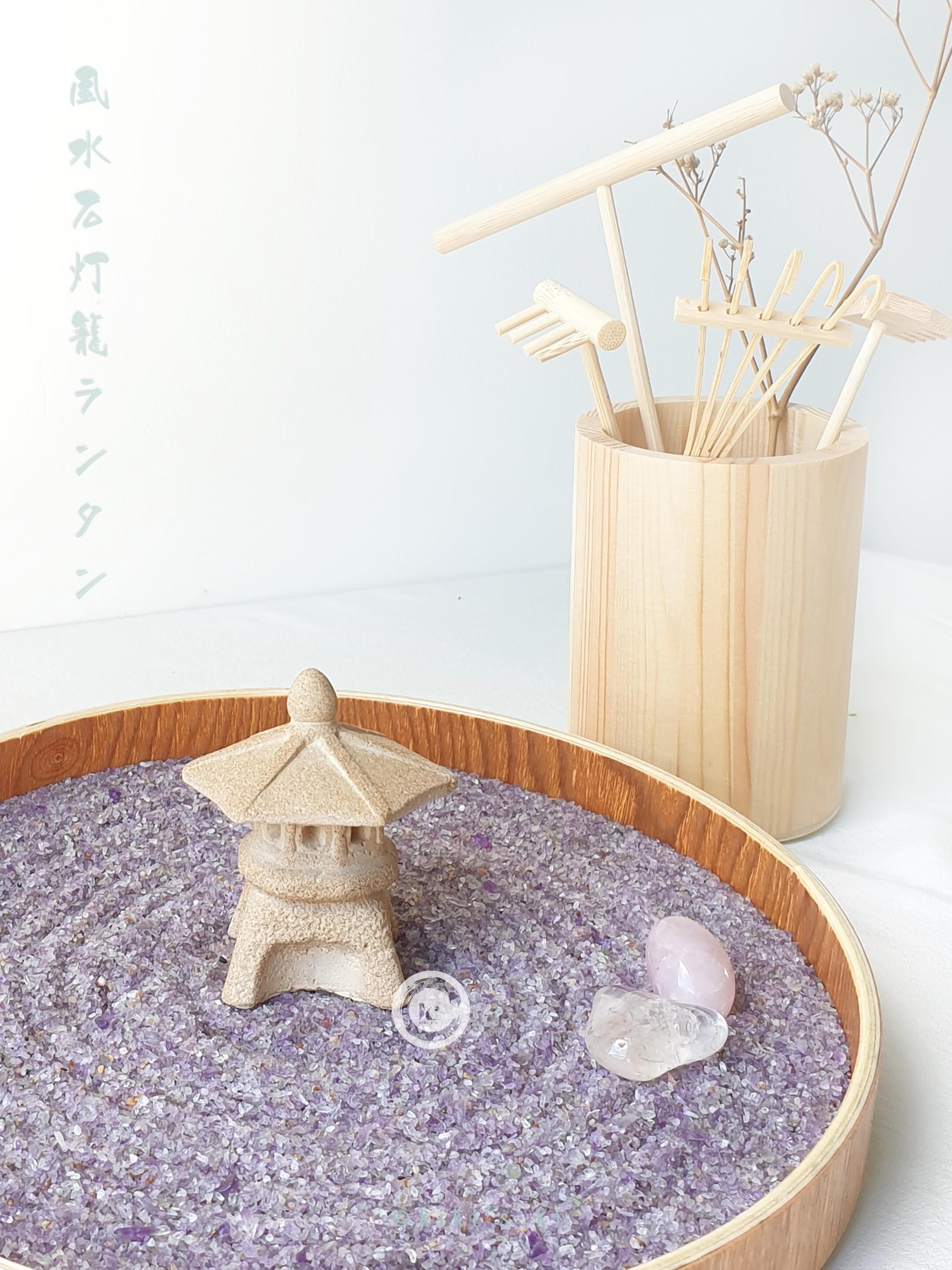 Japanese Stone Lantern Ornament 日本石灯篭 とうろう Home Office / Desk Decor /…