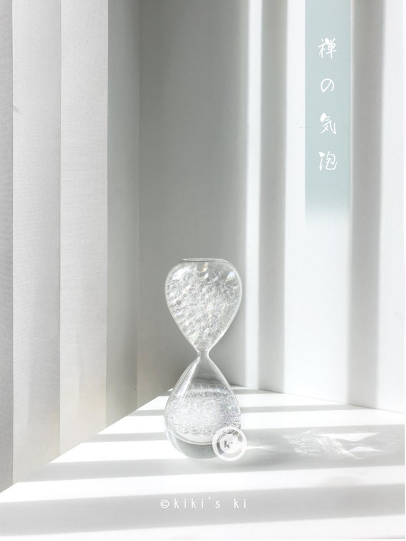 BUBBLE HOURGLASS . Zen Desk Decor Timer . Antistress Etsy