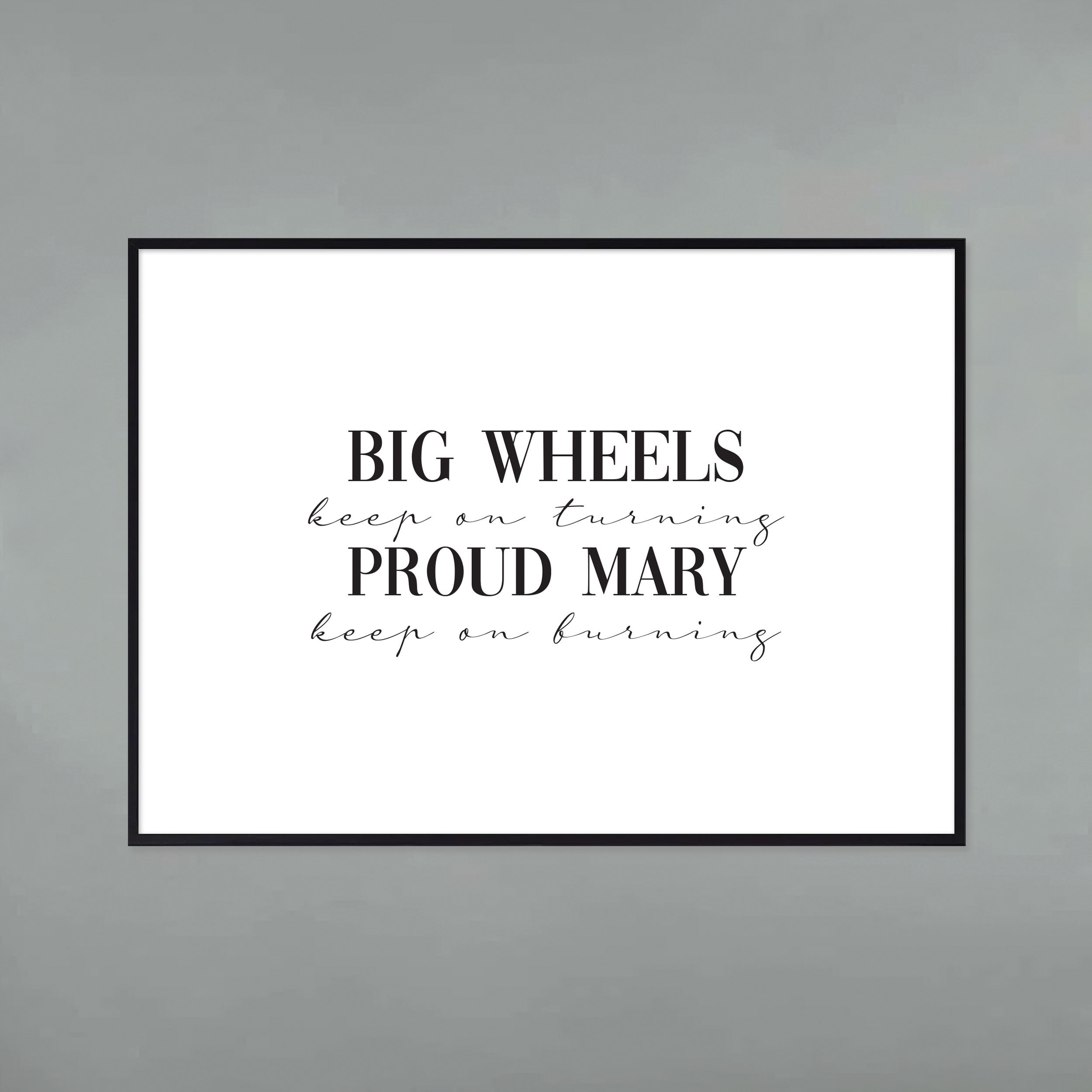 Big Wheels Keep on Turning - Proud Mary | Tina Turner Song