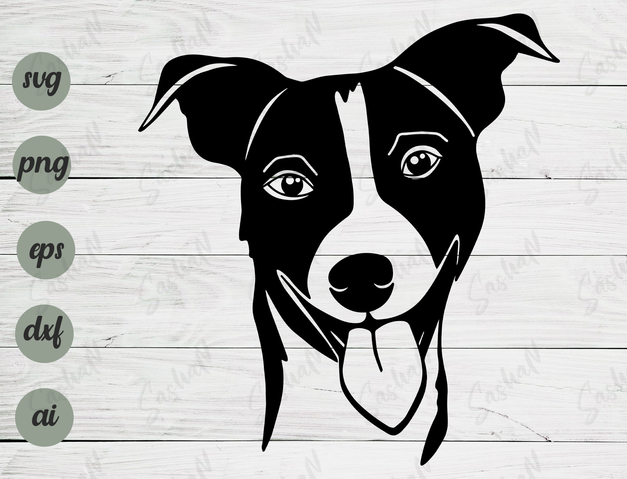 Jack russell terrier svg Dog face svg Cut files for cricut | Etsy
