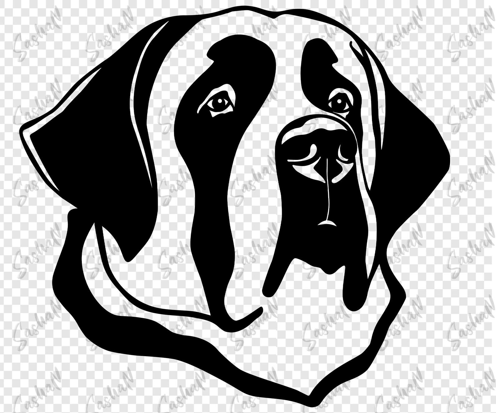 St bernard svg Dog svg Pet svg files for cricut Etsy