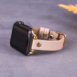 Apple Watch Band 40mm for Women, Leather Apple Watch Bands 41mm 44mm, iwatch band 40mm women, leather apple watch series 7 band 45mm,