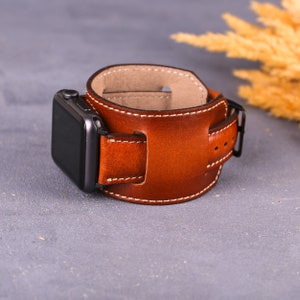 Apple Watch Cuff Band 45mm 44mm Apple Watch Strap 41mm 42mm 44mm Apple Watch Band 40mm Apple Watch Strap Personalized Cuff Band 42mm 44mm
