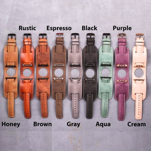Apple Watch Manschette Lederarmband 49 mm 45 mm 44 mm 41 mm 42 mm 44 mm Benutzerdefinierte handgemachte Armband personalisierte Manschette Valentinstag Geschenk für ihn Mann