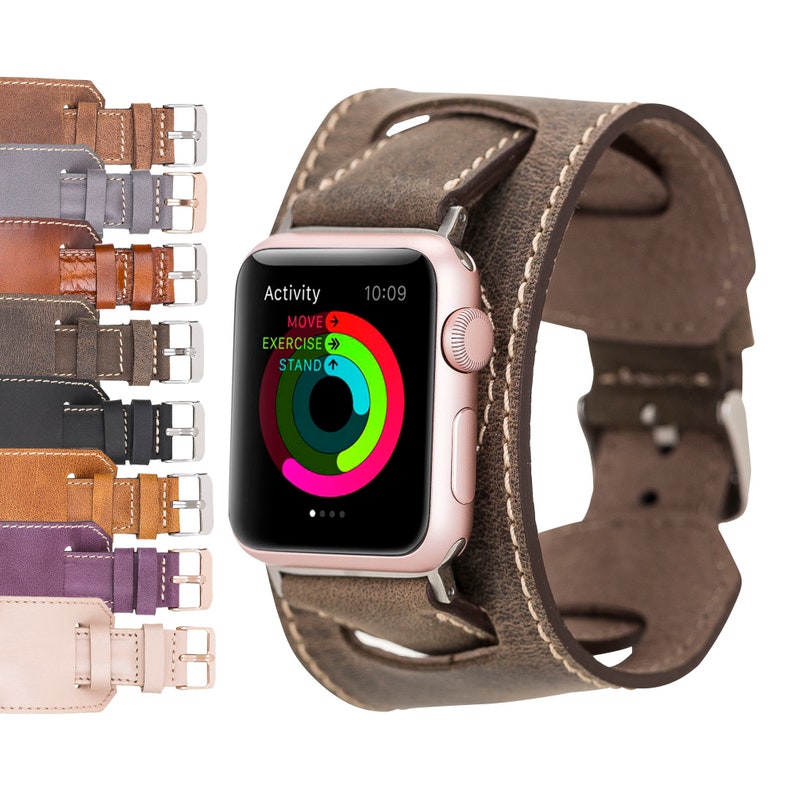 dark brown apple watch band