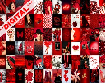 Red Aesthetic Etsy red aesthetic etsy