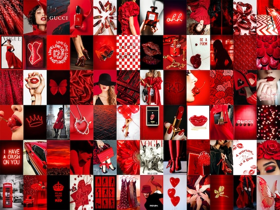 110 Pcs Red Boujee Photo Collage Kit Aesthetic Red Baddie Room Etsy 110 Pcs Red Boujee Photo Collage Kit Aesthetic Red Baddie Room Etsy