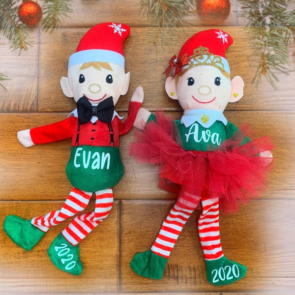 Construye tu propio elfo, elfo personalizado -felpa, elfos personalizados-14.5 ", elfo de muñeca de Navidad, adopción de elfos de Navidad, elfos, regalos de elfos