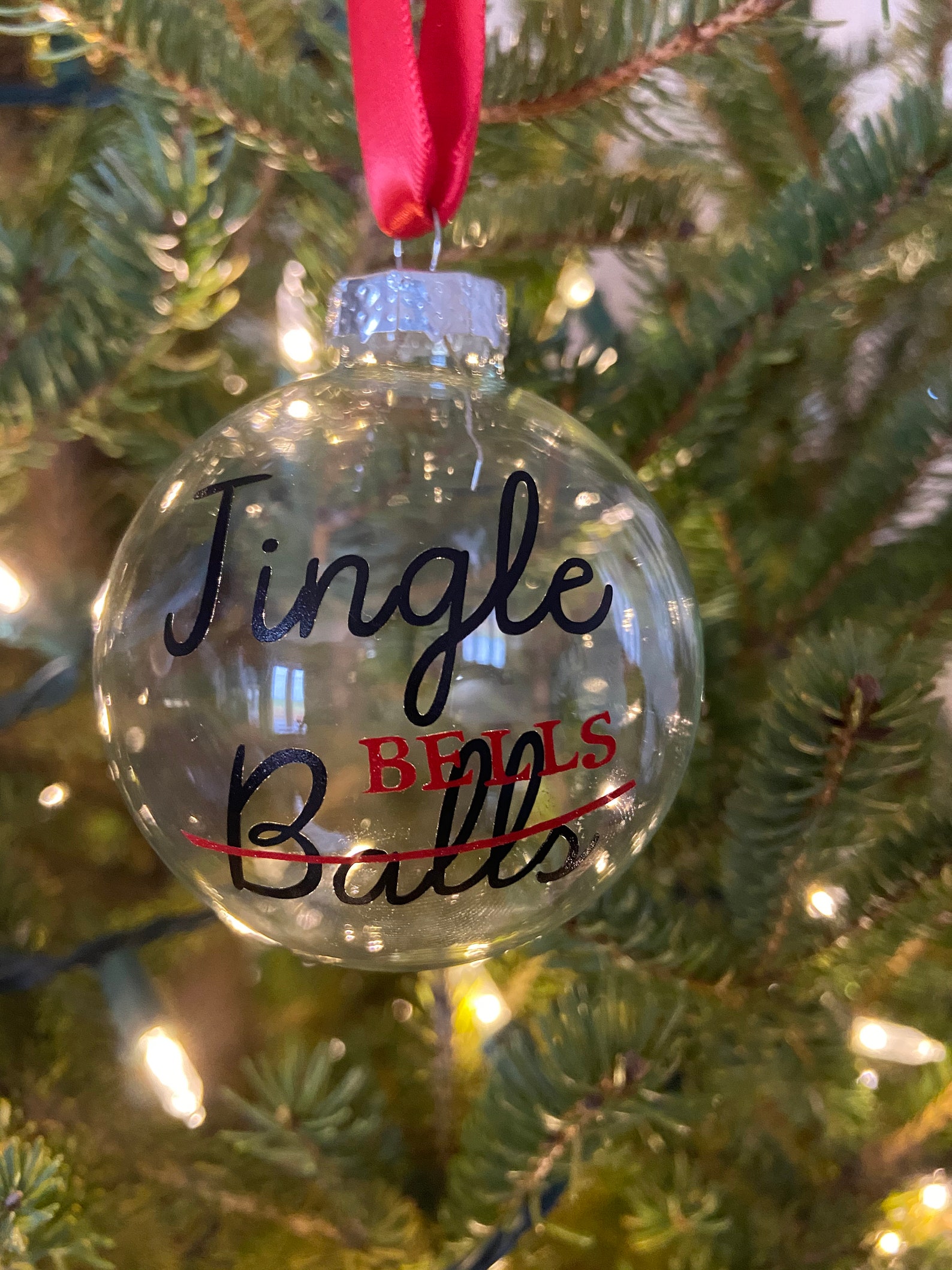 Funny Inappropriate Christmas Ornament Jingle Balls I mean Etsy