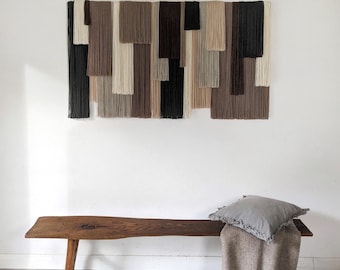 Calming wall decor, neutral home accent, minimalist bedroom styling, modern office upgrade, signed contemporary sculpture,versatile wall art
