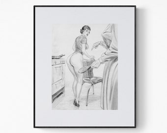 Sexy Spanking Art Sexy Spanking Art
