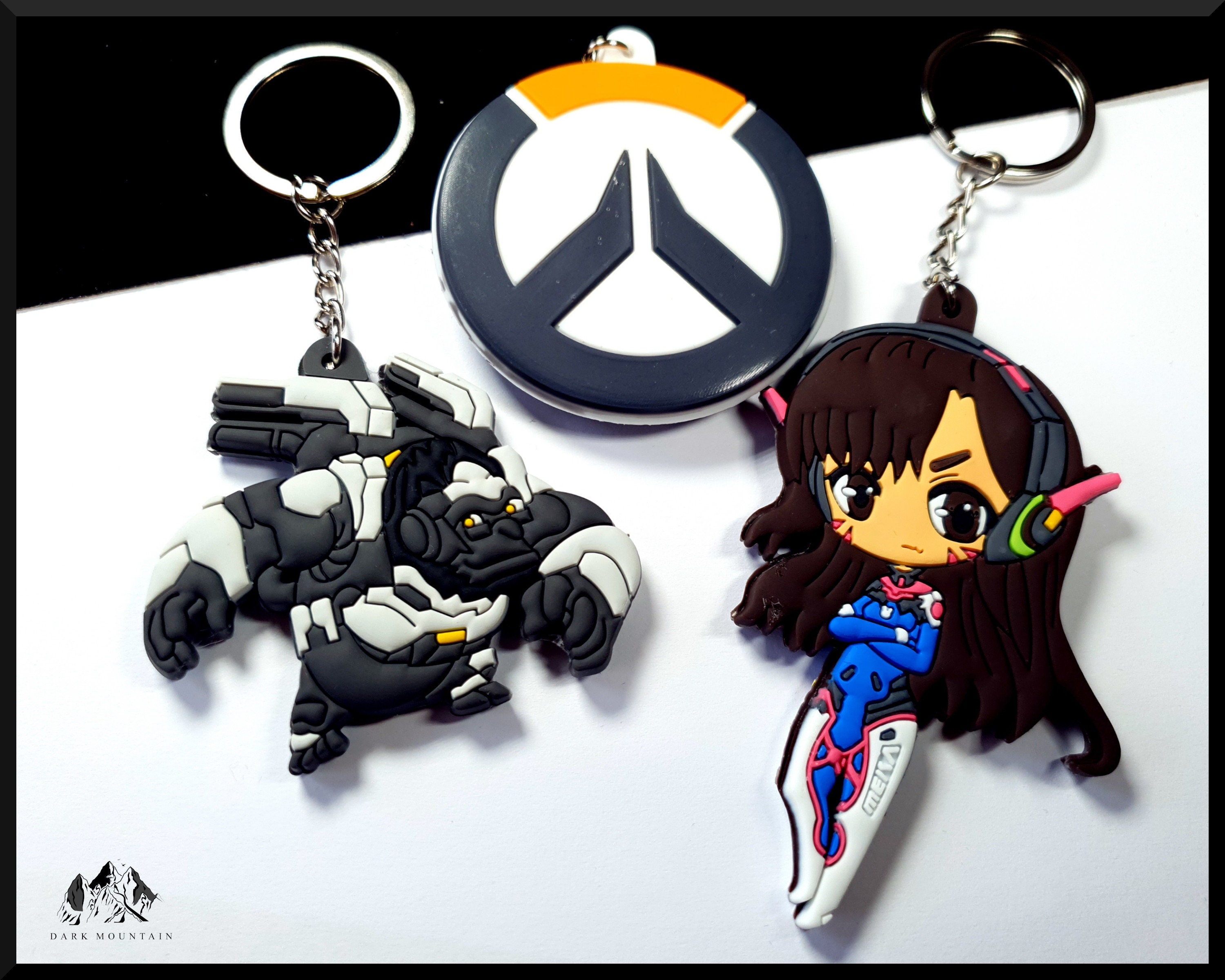 Overwatch Keychain. Overwatch cosplay. Overwatch charm. Kawaii Etsy