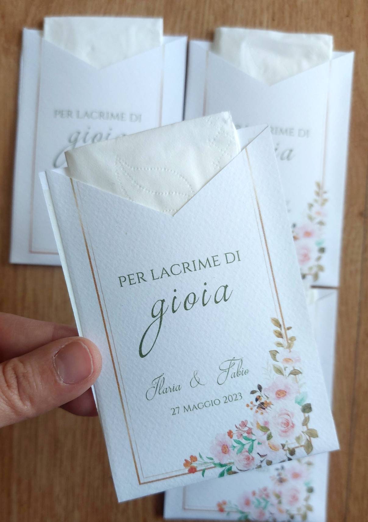 Fazzolettino per wedding bag -  Italia