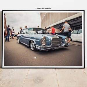 Mercedes-Benz W108 Automobile Wand Kunst Druck Poster