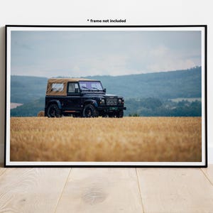 1989 Land Rover Defender 90 V8 #3 Automotive Wall Art Print Poster