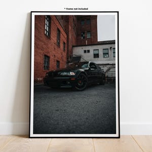 BMW E46 M3 #3 Automotive Wall Art Print Poster