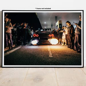 Nissan GT-R #3 Automotive Wall Art Print Poster