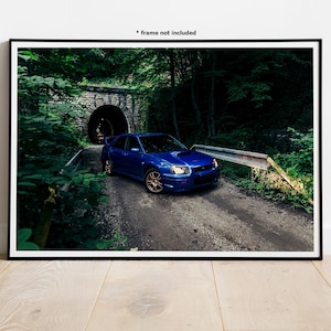 Subaru Impreza WRX STI Automotive Wall Art Print Poster #5