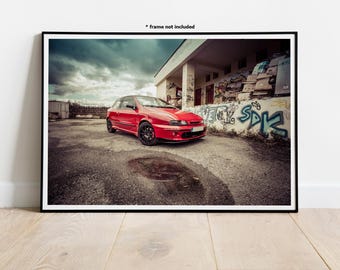 Fiat Bravo HGT Automotive Väggkonst Poster