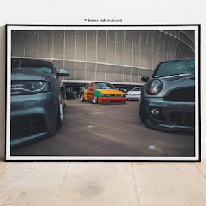 VW ポロ ハーレクイン 自動車 ウォールアート プリント ポスター