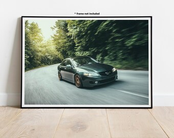 Affiche automobile roulante Honda Accord, impression d'art mural