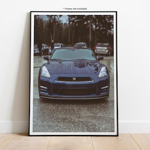 Nissan GT-R #2 Automotive Wall Art Print Poster