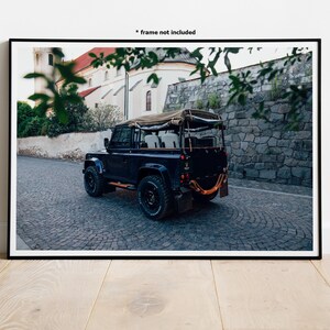 1989 Land Rover Defender 90 V8 #2 Automotive Wall Art Print Poster