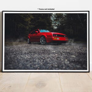 VW Corrado 2.0 16V Automotive Wall Art Print Poster