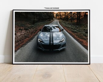 Subaru BRZ Automotive Wall Art Print Poster