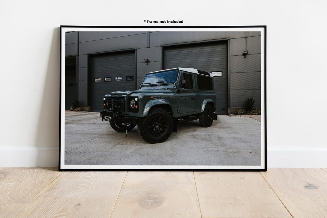Land Rover Defender D90 Automotive Wall Art Print Poster - Etsy