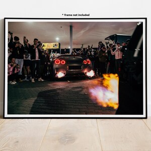 Nissan GT-R #4 Automotive Wall Art Print Poster