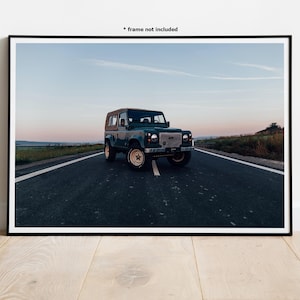 1989 Land Rover Defender 90 V8 #7 Automotive Wall Art Print Poster