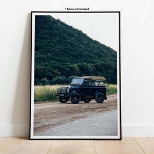 1989 Land Rover Defender 90 V8 #1 Automotive Wall Art Print Poster