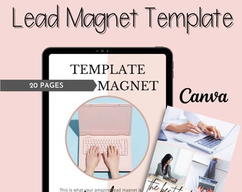 Lead Magnet Template - Editable Canva Template - Lead Magnet Design in Canva