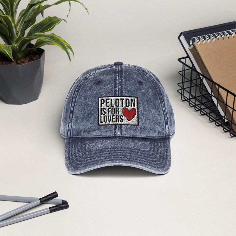 Peloton is for Lovers Vintage Cotton Twill Cap